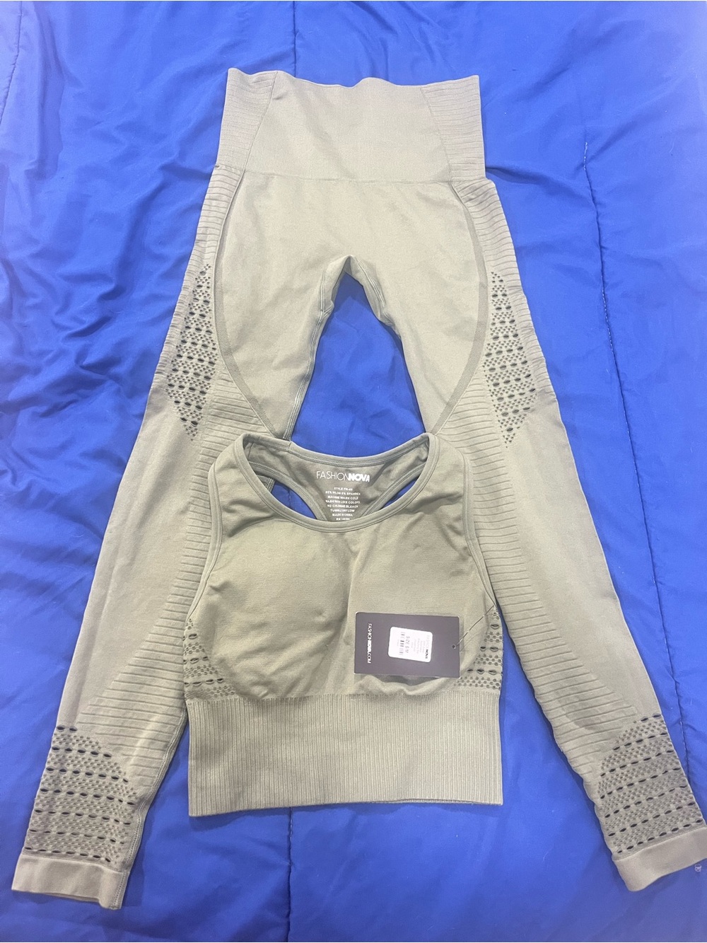 Fashion Nova | with ease seamless matching | Olive green |